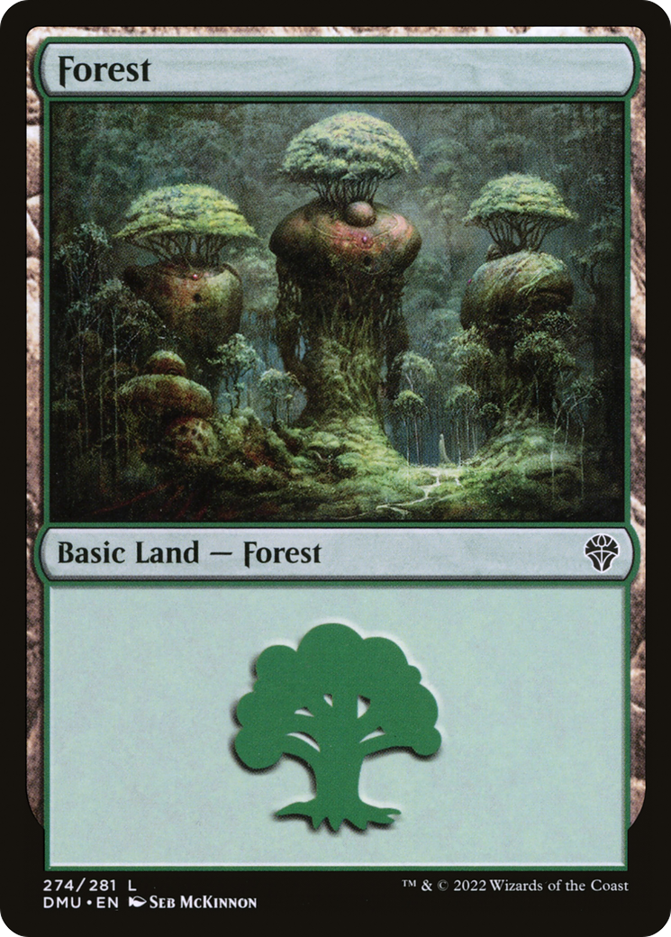 Forest (DMU-274) - Dominaria United - Premium MTG Single from Wizards of the Coast - Just $0.08! Shop now at Game Crave Tournament Store