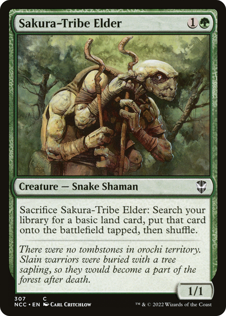 Sakura-Tribe Elder (NCC-307) - New Capenna Commander - Premium MTG Single from Wizards of the Coast - Just $0.16! Shop now at Game Crave Tournament Store