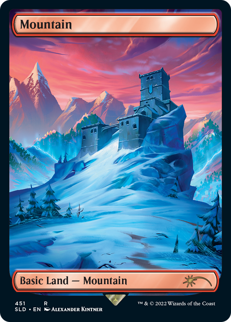 Mountain (SLD-451) - Secret Lair Drop: (Full Art) - Premium MTG Single from Wizards of the Coast - Just $1.61! Shop now at Game Crave Tournament Store