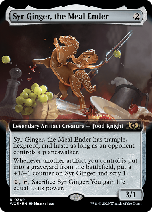 Syr Ginger, the Meal Ender (WOE-369) - Wilds of Eldraine: (Extended Art) - Premium MTG Single from Wizards of the Coast - Just $1.74! Shop now at Game Crave Tournament Store