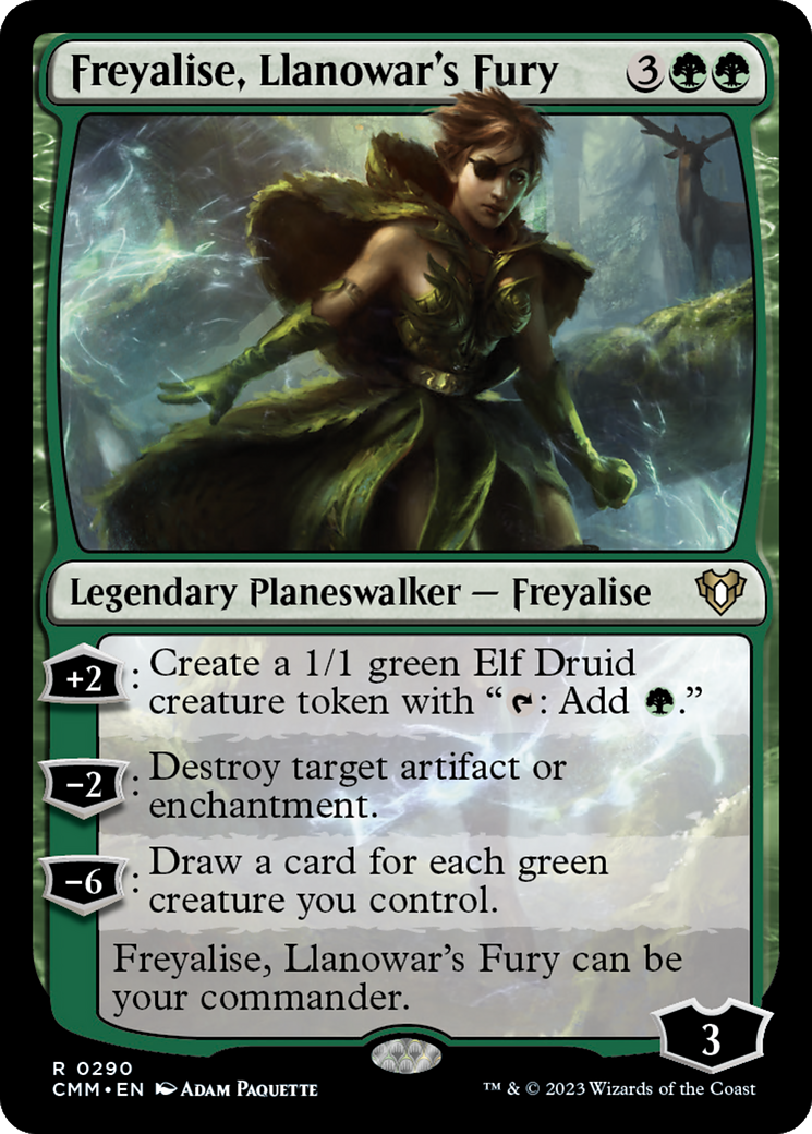 Freyalise, Llanowar's Fury (CMM-290) - Commander Masters - Premium MTG Single from Wizards of the Coast - Just $0.49! Shop now at Game Crave Tournament Store