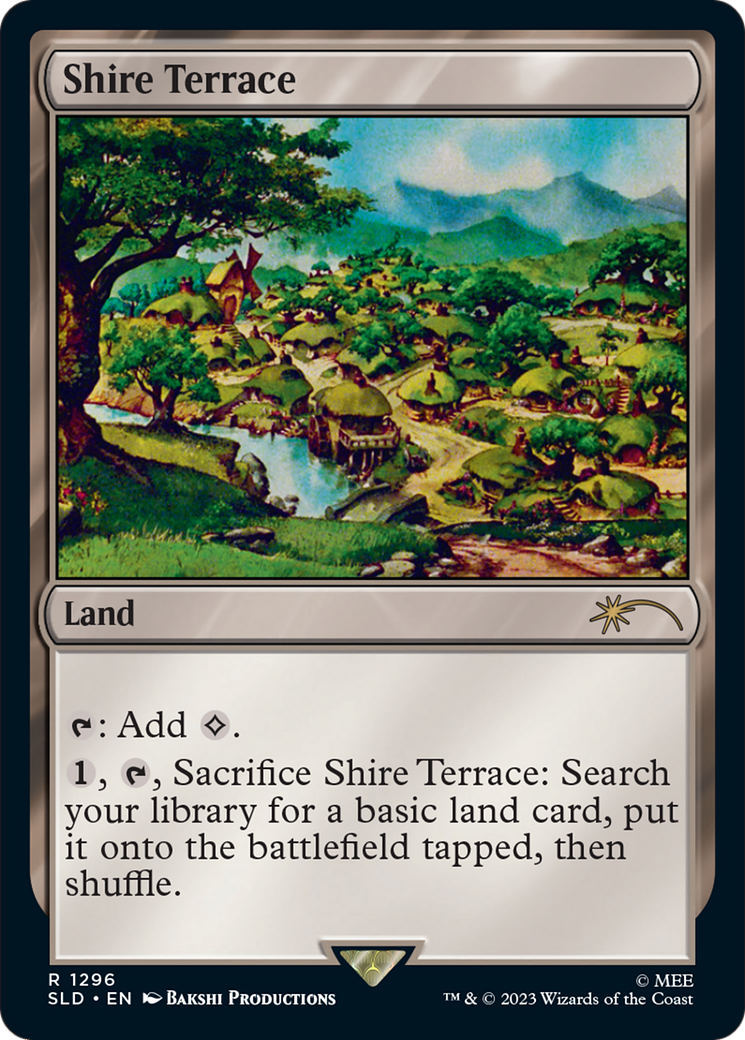 Shire Terrace (SLD-1296) - Secret Lair Drop - Premium MTG Single from Wizards of the Coast - Just $3.12! Shop now at Game Crave Tournament Store