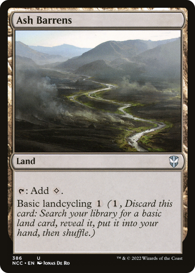 Ash Barrens (NCC-386) - New Capenna Commander - Premium MTG Single from Wizards of the Coast - Just $0.25! Shop now at Game Crave Tournament Store