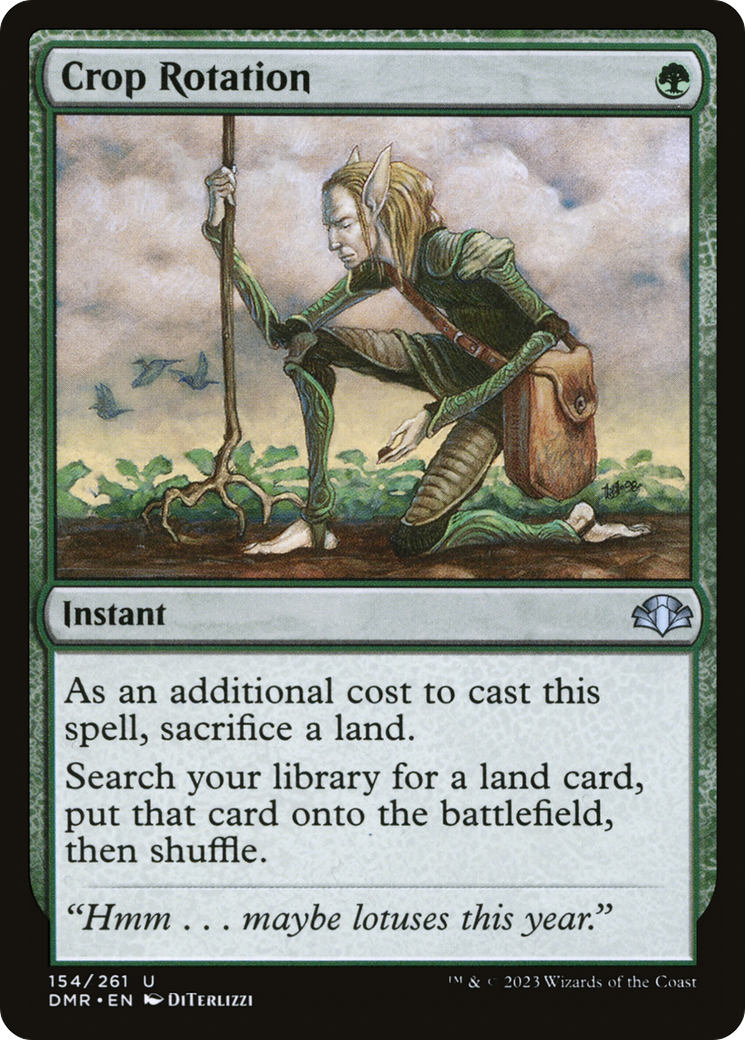 Crop Rotation (DMR-154) - Dominaria Remastered - Premium MTG Single from Wizards of the Coast - Just $0.82! Shop now at Game Crave Tournament Store