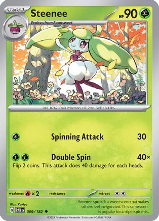 Steenee 9 - SV04 Paradox Rift Reverse Holofoil - Premium Pokemon Single from Nintendo - Just $0.25! Shop now at Game Crave Tournament Store