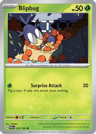 Blipbug 10 - SV04 Paradox Rift - Premium Pokemon Single from Nintendo - Just $0.25! Shop now at Game Crave Tournament Store