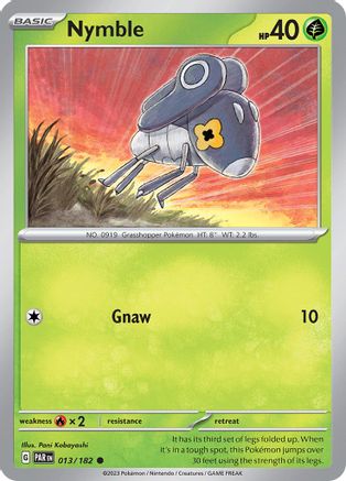 Nymble - 013/182 13 - SV04 Paradox Rift - Premium Pokemon Single from Nintendo - Just $0.25! Shop now at Game Crave Tournament Store