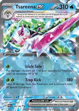 Tsareena ex 46 - SV04 Paradox Rift Holofoil - Premium Pokemon Single from Nintendo - Just $0.15! Shop now at Game Crave Tournament Store