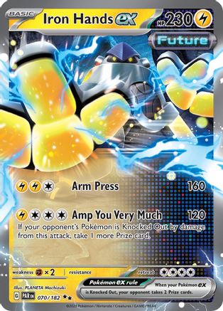 Iron Hands ex 70 - SV04 Paradox Rift Holofoil - Premium Pokemon Single from Nintendo - Just $1.38! Shop now at Game Crave Tournament Store