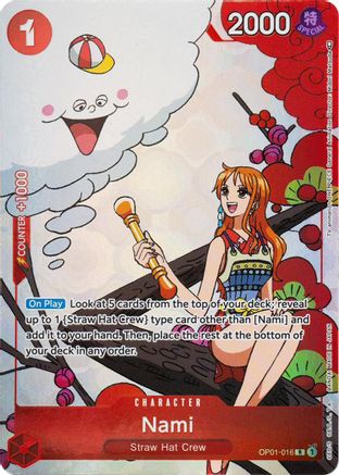 Nami (Gift Collection 2023) (OP01-016) - One Piece Promotion Cards Foil - Premium One Piece Single from Bandai - Just $5.27! Shop now at Game Crave Tournament Store