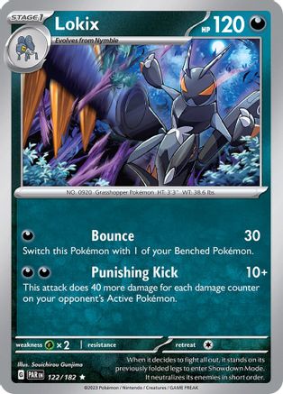 Lokix 122 - SV04 Paradox Rift Holofoil - Premium Pokemon Single from Nintendo - Just $0.15! Shop now at Game Crave Tournament Store