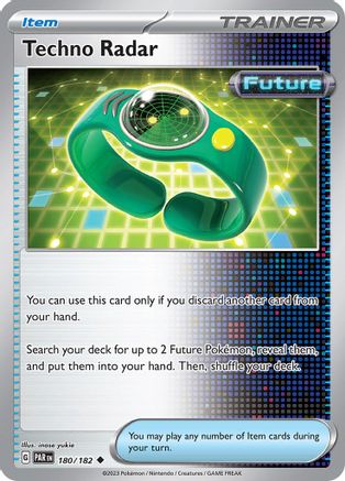 Techno Radar 180 - SV04 Paradox Rift - Premium Pokemon Single from Nintendo - Just $0.08! Shop now at Game Crave Tournament Store