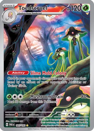 Toedscruel - 185/182 185 - SV04 Paradox Rift Holofoil - Premium Pokemon Single from Nintendo - Just $0.84! Shop now at Game Crave Tournament Store