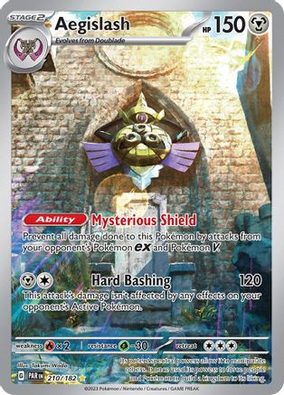 Aegislash - 210/182 210 - SV04 Paradox Rift Holofoil - Premium Pokemon Single from Nintendo - Just $0.96! Shop now at Game Crave Tournament Store