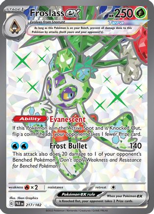 Froslass ex - 217/182 217 - SV04 Paradox Rift Holofoil - Premium Pokemon Single from Nintendo - Just $0.50! Shop now at Game Crave Tournament Store