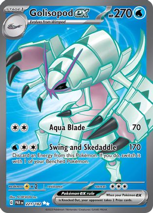 Golisopod ex - 221/182 221 - SV04 Paradox Rift Holofoil - Premium Pokemon Single from Nintendo - Just $0.15! Shop now at Game Crave Tournament Store