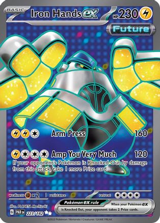 Iron Hands ex - 223/182 223 - SV04 Paradox Rift Holofoil - Premium Pokemon Single from Nintendo - Just $2.75! Shop now at Game Crave Tournament Store