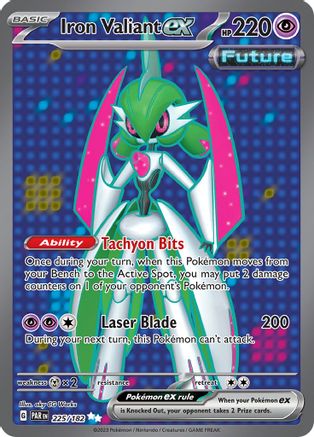 Iron Valiant ex - 225/182 225 - SV04 Paradox Rift Holofoil - Premium Pokemon Single from Nintendo - Just $0.64! Shop now at Game Crave Tournament Store