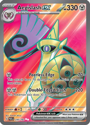 Aegislash ex - 230/182 230 - SV04 Paradox Rift Holofoil - Premium Pokemon Single from Nintendo - Just $0.15! Shop now at Game Crave Tournament Store