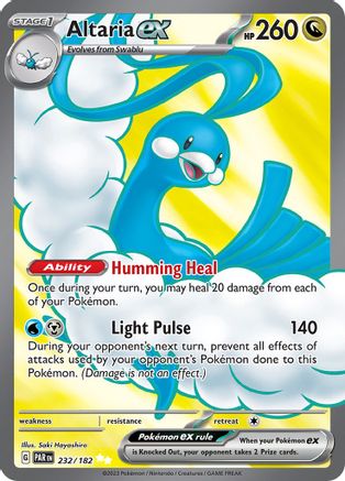 Altaria ex 232 - SV04 Paradox Rift Holofoil - Premium Pokemon Single from Nintendo - Just $0.15! Shop now at Game Crave Tournament Store