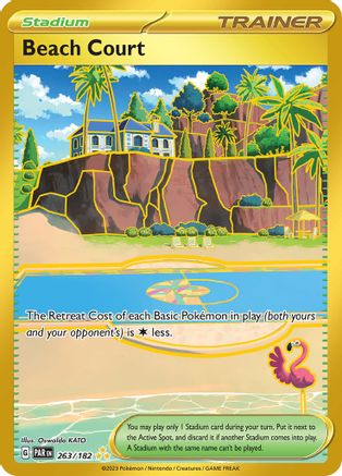 Beach Court 263 - SV04 Paradox Rift Holofoil - Premium Pokemon Single from Nintendo - Just $0.81! Shop now at Game Crave Tournament Store