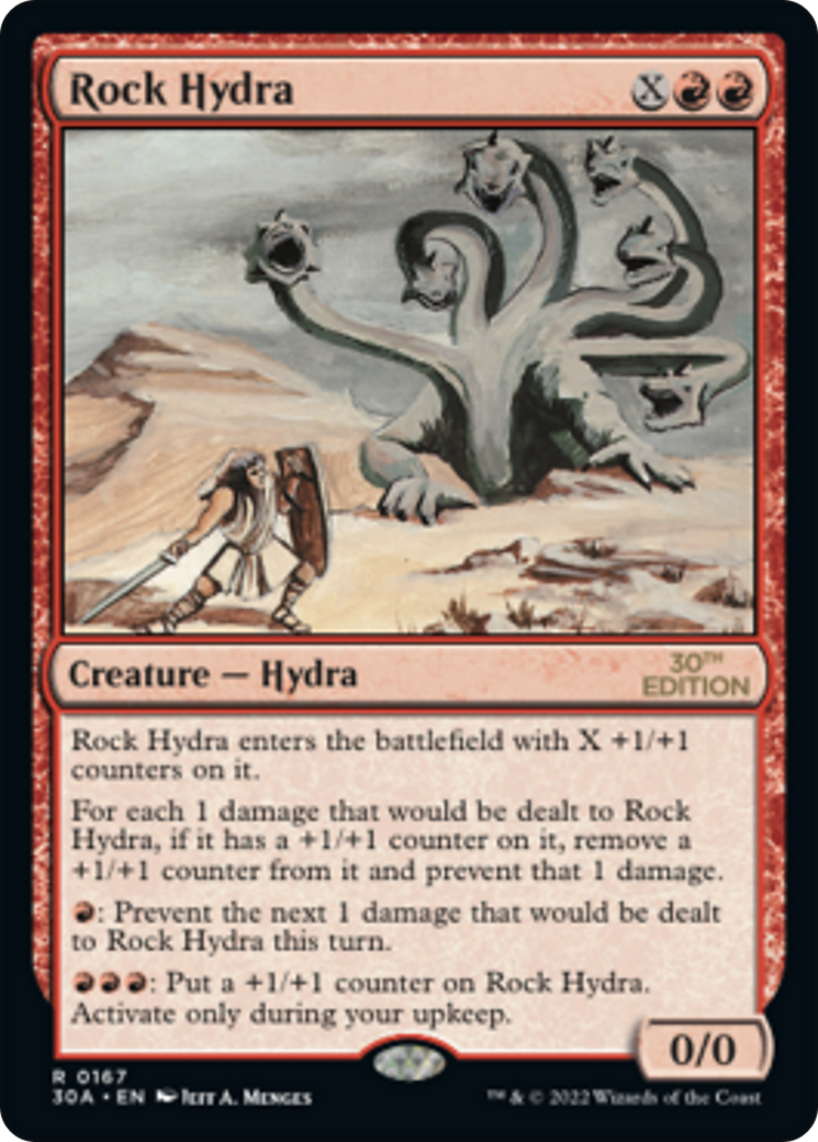 Rock Hydra (30A-167) - 30th Anniversary Edition - Premium MTG Single from Wizards of the Coast - Just $39.41! Shop now at Game Crave Tournament Store