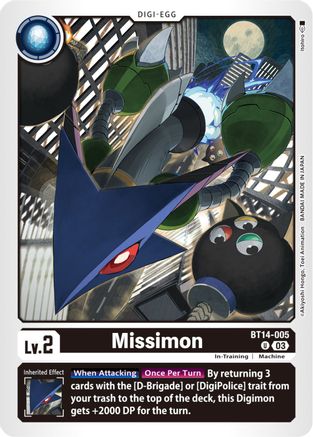 Missimon (BT14-005) - Blast Ace - Premium Digimon Single from Bandai - Just $0.08! Shop now at Game Crave Tournament Store