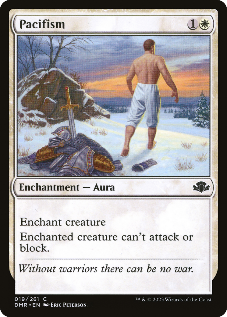 Pacifism (DMR-019) - Dominaria Remastered - Premium MTG Single from Wizards of the Coast - Just $0.08! Shop now at Game Crave Tournament Store