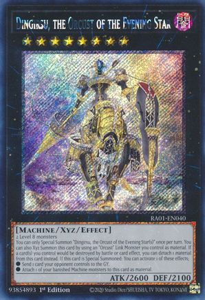 Dingirsu, the Orcust of the Evening Star (Platinum Secret Rare) (RA01-EN040) - 25th Anniversary Rarity Collection 1st Edition - Premium Yugioh Single from Konami - Just $1.57! Shop now at Game Crave Tournament Store