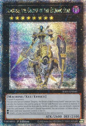 Dingirsu, the Orcust of the Evening Star (Quarter Century Secret Rare) (RA01-EN040) - 25th Anniversary Rarity Collection 1st Edition - Premium Yugioh Single from Konami - Just $11.91! Shop now at Game Crave Tournament Store