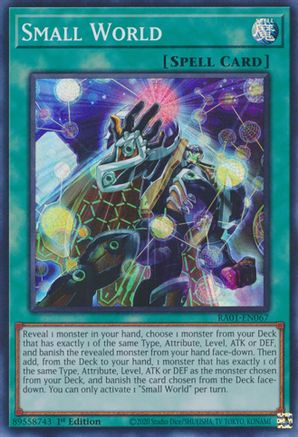 Small World (RA01-EN067) - 25th Anniversary Rarity Collection 1st Edition - Premium Yugioh Single from Konami - Just $0.36! Shop now at Game Crave Tournament Store