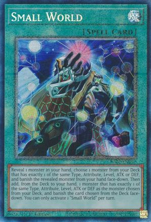 Small World (PCR) (RA01-EN067) - 25th Anniversary Rarity Collection 1st Edition - Premium Yugioh Single from Konami - Just $0.78! Shop now at Game Crave Tournament Store