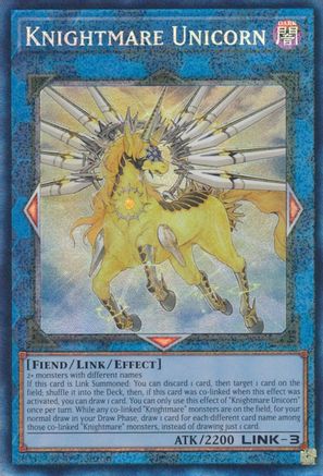 Knightmare Unicorn (PCR) (RA01-EN043) - 25th Anniversary Rarity Collection 1st Edition - Premium Yugioh Single from Konami - Just $0.71! Shop now at Game Crave Tournament Store