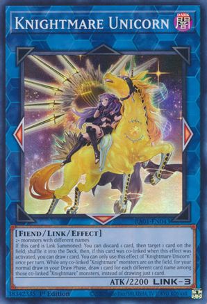 Knightmare Unicorn (Alternate Art) (RA01-EN043) - 25th Anniversary Rarity Collection 1st Edition - Premium Yugioh Single from Konami - Just $0.25! Shop now at Game Crave Tournament Store