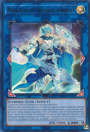 Mekk-Knight Crusadia Avramax (UR) (RA01-EN044) - 25th Anniversary Rarity Collection 1st Edition - Premium Yugioh Single from Konami - Just $0.25! Shop now at Game Crave Tournament Store
