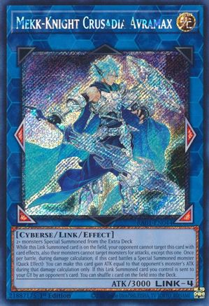 Mekk-Knight Crusadia Avramax (Platinum Secret Rare) (RA01-EN044) - 25th Anniversary Rarity Collection 1st Edition - Premium Yugioh Single from Konami - Just $0.16! Shop now at Game Crave Tournament Store
