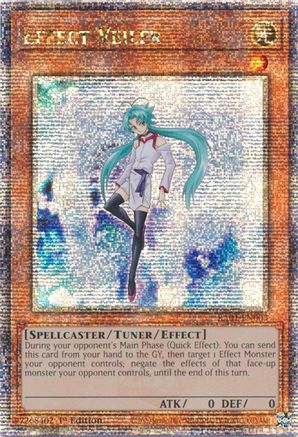 Effect Veiler (Quarter Century Secret Rare) (RA01-EN003) - 25th Anniversary Rarity Collection 1st Edition - Premium Yugioh Single from Konami - Just $42.91! Shop now at Game Crave Tournament Store