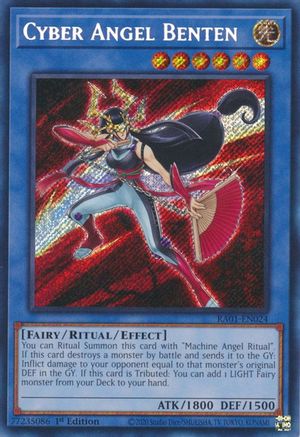 Cyber Angel Benten (Secret Rare) (RA01-EN024) - 25th Anniversary Rarity Collection 1st Edition - Premium Yugioh Single from Konami - Just $0.25! Shop now at Game Crave Tournament Store