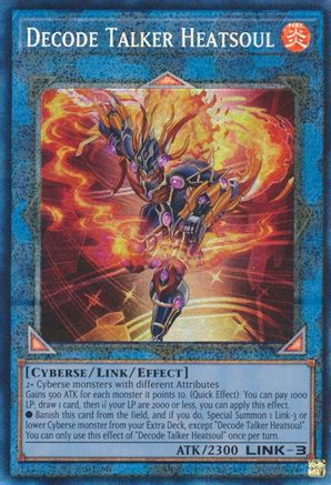 Decode Talker Heatsoul (PCR) (RA01-EN048) - 25th Anniversary Rarity Collection 1st Edition - Premium Yugioh Single from Konami - Just $0.32! Shop now at Game Crave Tournament Store