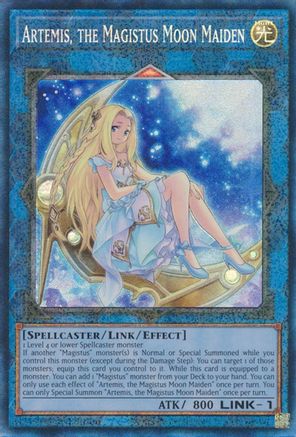 Artemis, the Magistus Moon Maiden (PCR) (RA01-EN049) - 25th Anniversary Rarity Collection 1st Edition - Premium Yugioh Single from Konami - Just $0.38! Shop now at Game Crave Tournament Store