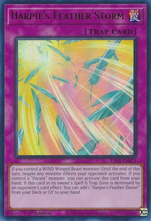 Harpie's Feather Storm (UR) (RA01-EN073) - 25th Anniversary Rarity Collection 1st Edition - Premium Yugioh Single from Konami - Just $0.26! Shop now at Game Crave Tournament Store