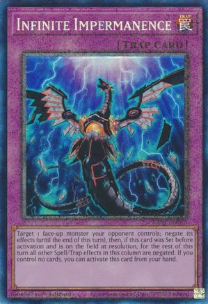 Infinite Impermanence (PCR) (RA01-EN075) - 25th Anniversary Rarity Collection 1st Edition - Premium Yugioh Single from Konami - Just $21.26! Shop now at Game Crave Tournament Store