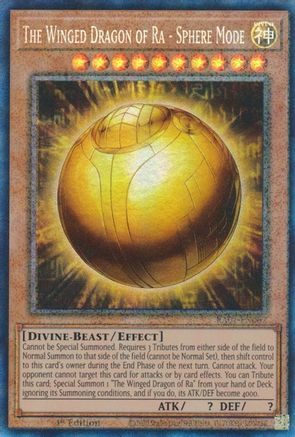 The Winged Dragon of Ra - Sphere Mode (PCR) (RA01-EN007) - 25th Anniversary Rarity Collection 1st Edition - Premium Yugioh Single from Konami - Just $1.18! Shop now at Game Crave Tournament Store