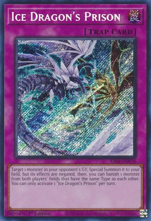 Ice Dragon's Prison (Secret Rare) (RA01-EN078) - 25th Anniversary Rarity Collection 1st Edition - Premium Yugioh Single from Konami - Just $0.30! Shop now at Game Crave Tournament Store