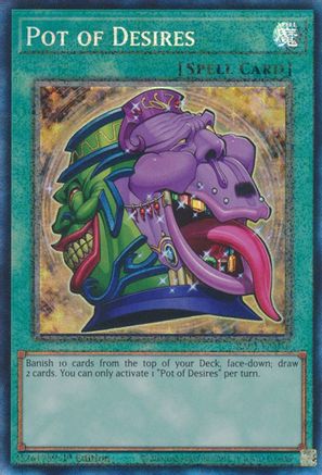 Pot of Desires (PCR) (RA01-EN056) - 25th Anniversary Rarity Collection 1st Edition - Premium Yugioh Single from Konami - Just $1.54! Shop now at Game Crave Tournament Store