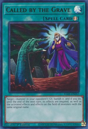 Called by the Grave (UR) (RA01-EN057) - 25th Anniversary Rarity Collection 1st Edition - Premium Yugioh Single from Konami - Just $0.69! Shop now at Game Crave Tournament Store