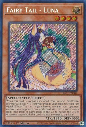 Fairy Tail - Luna (Secret Rare) (RA01-EN009) - 25th Anniversary Rarity Collection 1st Edition - Premium Yugioh Single from Konami - Just $0.24! Shop now at Game Crave Tournament Store