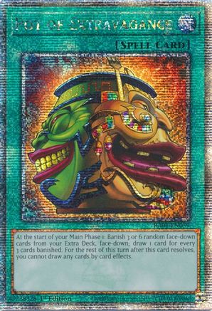 Pot of Extravagance (Quarter Century Secret Rare) (RA01-EN059) - 25th Anniversary Rarity Collection 1st Edition - Premium Yugioh Single from Konami - Just $15.42! Shop now at Game Crave Tournament Store