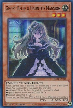 Ghost Belle & Haunted Mansion (UR) (RA01-EN011) - 25th Anniversary Rarity Collection 1st Edition - Premium Yugioh Single from Konami - Just $0.35! Shop now at Game Crave Tournament Store