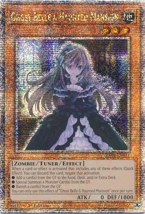 Ghost Belle & Haunted Mansion (Quarter Century Secret Rare) (RA01-EN011) - 25th Anniversary Rarity Collection 1st Edition - Premium Yugioh Single from Konami - Just $40.73! Shop now at Game Crave Tournament Store